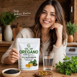 Cápsulas de Orégano en Gel, Ingredientes Veganos Certificados GMPC ISO, Alto Contenido de Carvacrol y Timokinona, para la Salud y Bienestar Diario, Venta al Por Mayor - Product Image 3