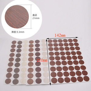 Cache-trou de vis auto-adhésif 3-en-1 Omni-Patch rond 21 mm pour la décoration de meubles et d'armoires - Product Image 2