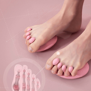 2 unidades de ejercitador de arco del pie para fitness, ejercitador de función plantar para piernas y dedos, corrector de hallux valgus, férulas para dedos y ejercitador de arco para glúteos - Product Image 1