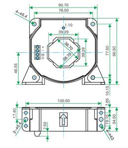 Sensor de corriente de alta precisión de pérdida serie 0 SIFG para aplicaciones de energía eólica y fotovoltaica - Product Image 2