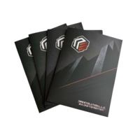 Dossier de présentation écologique en papier extensible, impression personnalisée recto-verso, format A4, avec 2 poches