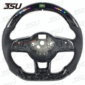 Volksvagen mk7 गोल्फ gtd <span class=keywords><strong>r</strong></span> gtd <span class=keywords><strong>r</strong></span>-gtd <span class=keywords><strong>r</strong></span>-लाइन संस्करण के लिए वास्तविक कार्बन फाइबर स्टीयरिंग व्हील - Product Image 1