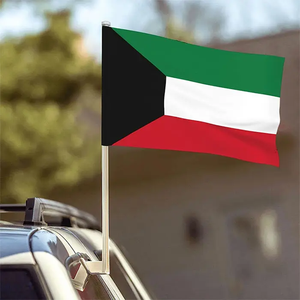 Gahumi Drapeau marqueur personnalisé imprimé étanche Drapeau de voiture koweïtien personnalisé par sublimation promotionnelle - Product Image 6