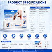 Soins bucco-dentaires, probiotiques liquides, hyaluronate de sodium, xylitol - haleine fraîche instantanée, sans alcool, sans sucre, soulage la sensibilité, répare