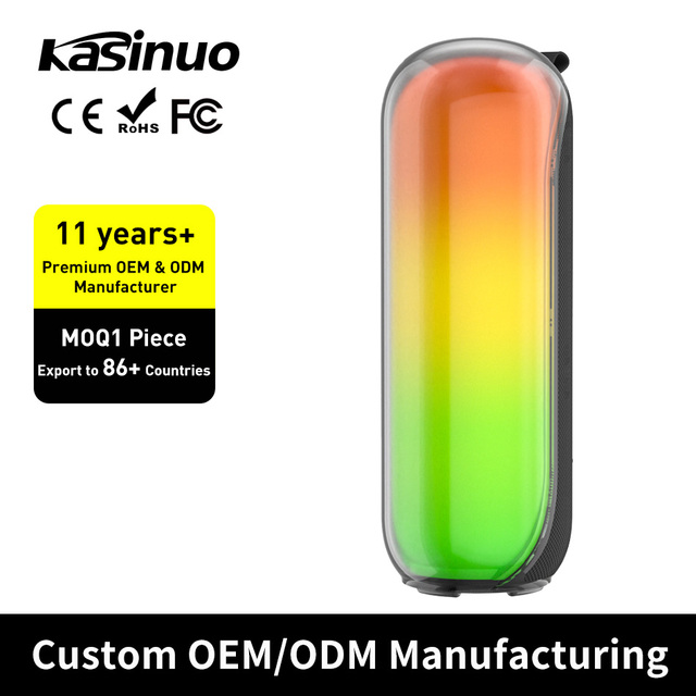 Fashion Portable for 5.3 Loudspeaker with LED Light 10W 10M Range for Mobile Phones Indoor & Outdoor Use Karaoke Ready