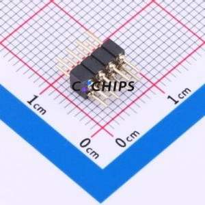 PZ200-2-04-Z-C Pin Header Through hole Component (THT),P=2mm Connector 2x4P 2mm 2mm Round Pin - Product Image 1
