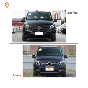 Piezas de coche V260 V250 para mercedes-benz Vito W447, actualización a Bbs/<span class=keywords><strong>Brabus</strong></span>, kit de carrocería, montaje de parachoques delantero y trasero con rejilla - Product Image 5