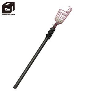 Customized Carbon Fiber Telescopic 3-65 FT Pole Garden Apple Mango Coconut Picking Tool Fruit Picker Fruit Harvesting Pole