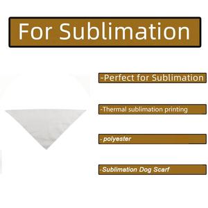 <b>Dog</b> <b>Bandanas</b> Custom logo Blank Bulk 100% Polyester White Customize Blanks Sublimation <b>Dog</b> <b>Bandanas</b> With logo - Product Image 3