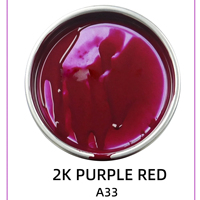 Peinture automobile 2K ROUGE VIOLET 4L, mélange acrylique, haute performance, haute couvrance, directement de l'usine, pour carrosserie, ODM, LUMORA Spray