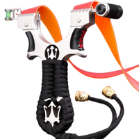 Slingshot en acier inoxydable JW-263 avec viseur laser, catapulte haute vitesse pour la chasse aux oiseaux en plein air