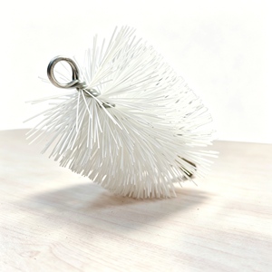 Brosse à <span class=keywords><strong>cheminée</strong></span> en nylon à tête ronde de 110 mm, connexion filetée, pour un nettoyage en douceur des cheminées et des tuyaux - Product Image 5