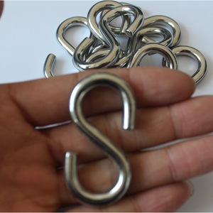 Stainless Steel <b>S</b> <b>Hooks</b> Round Shape Wall Mount Coat And Cap <b>Hook</b> For Behind Doors Or Walls H12001 - Product Image 3