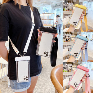 กระเป๋าโทรศัพท์กันน้ำเรืองแสงในที่มืด ลายการ์ตูน พร้อมถุงลมนิรภัย หน้าจอสัมผัส 3 ชั้น ระดับดำน้ำ 8 ปรับแต่งได้สำหรับโทรศัพท์มือถือขนาด 7.2 นิ้ว - Product Image 3