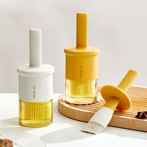 300ML Multifunction Home Kitchen Use Removable Handle Food Grade Oil Dispenser <b>Bottle</b> with Silicone <b>Brush</b> - Product Image 3