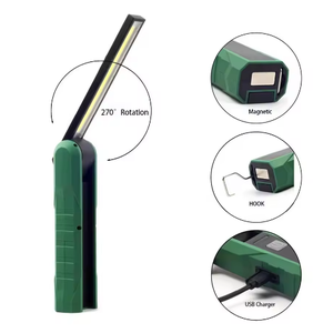 Lampe de travail d'urgence portable GreenLight COB LED, indice de protection IP20, matériau ABS, étanche, 20-35 lumens, 4100K, blanc neutre, lampe torche - Product Image 4