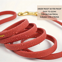 NOVIPET OEM, laisse pour chien personnalisée de luxe avec logo, motif en PVC, matériau dégradable, laisse rétractable pour chien, laisse imperméable pour chien, ensemble de laisses pour animaux de compagnie