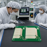 Service clé en main pour prototypes : carte PCB en matériau Rogers, PCBA, fichiers BOM et Gerber, finition de surface ENIG, blindage RF/EMI, SMT, DIP PCB