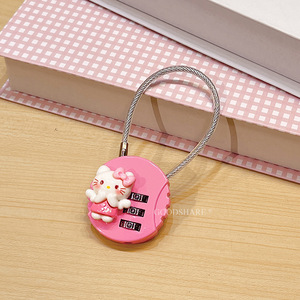 Candado con Combinación <span class=keywords><strong>Mini</strong></span>, Diseño de Dibujos Animados, para Dormitorio Estudiantil, Armario de Gimnasio, Antirrobo, Modelo $$kloon - Product Image 5