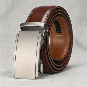 Hebilla de Cinturón Casual de Aleación con Bloqueo Automático de 30 mm, Placa Reversible con Patrón de Fibra de Carbono y Acabado Fundido a Presión - Product Image 6