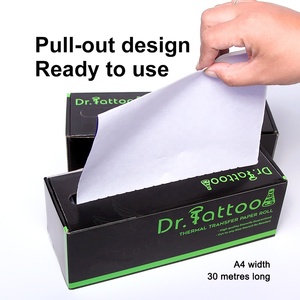 Chất lượng cao bán buôn 30m CuộN Tattoo nhiệt <span class=keywords><strong>Stencil</strong></span> chuyển giấy cho Tattoo chuyển máy - Product Image 5