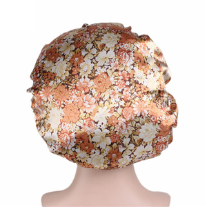 <span class=keywords><strong>Bonnet</strong></span> de douche imperméable en satin extra large avec bande élastique pour femmes <span class=keywords><strong>bonnet</strong></span> de <span class=keywords><strong>bain</strong></span> léopard réutilisable surdimensionné vente en gros - Product Image 2