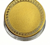 Pièce de monnaie commémorative personnalisée en métal gravable au laser, vierge, argentée, dorée ou or rose, pour collection ou cadeau, vente en gros