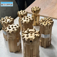 Foret rotatif de haute qualité et durable pour usine, foret à roche fileté T45 de 89 mm avec bouton-poussoir, qualité supérieure