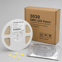 3030 Chip LED SMD Cahaya Putih 2.8-3.2V 0.5-1W Chip LED Kecerahan Tinggi