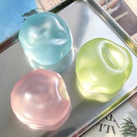 Balle anti-stress souple en huile de coco, modelable, sensorielle, réutilisable, à récupération lente, jouet de décompression à pincer