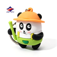Longzhiyu 20Y Fabricant direct d'usine de porte-clés en silicone 3D et en caoutchouc souple PVC, conception personnalisée, emballage sur mesure, cadeau d'affaires