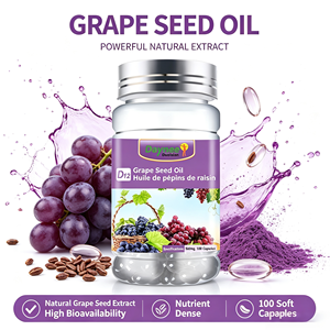 Puissant antioxydant naturel, extrait de pépins de raisin OPC en capsules (100 capsules/flacon), riche en vitamines, compléments alimentaires pour la santé - Product Image 3