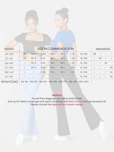 Sunzel Womens <b>Flare</b> <b>Leggings</b> No Front Seam Yoga Pants Tummy Control Crossover <b>High</b> <b>Waist</b> Polyamide Color Blocking - Product Image 4