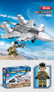 Dentelée d'équipement lourd Chinois <span class=keywords><strong>série</strong></span> J-20 militaire bloc de construction d'aéronefs ensemble - Product Image 6