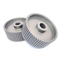 Polea Síncrona Personalizada con Anodizado Aplicado, Interior de 18 mm, 5M, 60 Dientes