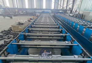 Rouleau de toiture formant la machine pour la coupe du monde Panneau de toiture en acier Ligne de production à froid PLC Mur en acier coloré Tôle de toiture - Product Image 5