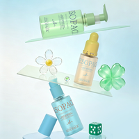 Crème anti-âge au design ovale spécial, flacon pompe à vide 50 ml 100 ml