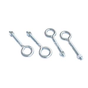 Tornillos de Ojo Roscados de Acero al Carbono/Cobre Galvanizado <span class=keywords><strong>con</strong></span> Zinc, Pernos de Gancho de Bucle Cerrado, Tornillos de Ojo Redondos Clase 4.8 y 6.8 para Colgar - Product Image 4