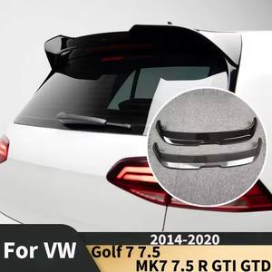 2014-2020 VW <span class=keywords><strong>Golf</strong></span> 7/7.5 MK7 GTI GTD GTE Spoiler arrière lèvre de toit <span class=keywords><strong>aileron</strong></span> arrière aile ABS noir brillant 3M Kit de bande - Product Image 6