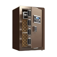 Coffre-fort électronique numérique ignifuge Weichi 45 cm avec lecteur d'empreintes digitales pour argent, bijoux, en acier massif pour la maison