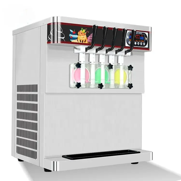 Grace-máquina de helado con 5 sabores variados, máquina de helado para aperitivos, gran oferta, 2021
