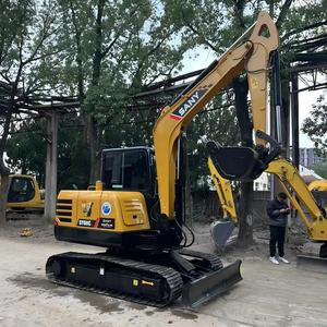 Miniexcavadora Usada China Sany 60 con Pocas Horas de Trabajo, Maquinaria de Orugas SY60, Excavadora de Segunda Mano de 6 Toneladas con Cabina - Product Image 3