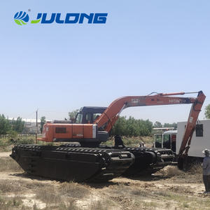 Escavadeira Anfíbia de Melhor Preço para Terra e Água com Pontão Flutuante para Dragagem e Escavação - Product Image 4
