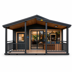 <span class=keywords><strong>Maison</strong></span> conteneur mobile extensible 20 pieds, installation facile, mini préfabriquée avec chambre, cuisine, salon, design moderne, utilisation hôtel, école - Product Image 2