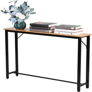 Mesa de Entrada Estrecha, Mesa Auxiliar para Dormitorio, Escritorio para Portátil Contra la Pared, Mesa Consola de Madera, para Sala de Estar, Cocina - Product Image 1