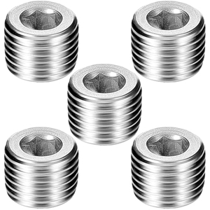 Ống thép không gỉ cắm phù hợp 1/4 inch <span class=keywords><strong>NPT</strong></span> nam nội bộ <span class=keywords><strong>Hex</strong></span> chìm đầu cắm - Product Image 3
