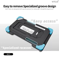 WYLIE K31 Gabarit de rebillage de couche intermédiaire pour carte mère iPhone X-17 Pro Max, Plateforme de rebillage BGA pour couche intermédiaire