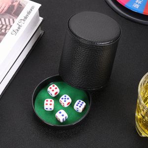 Vaso para Dados de Unicornio con Forro de Terciopelo y Cuero PU Engrosado, Diseño Sólido, para Uso en KTV, Bares y Pubs Nocturnos - Product Image 2