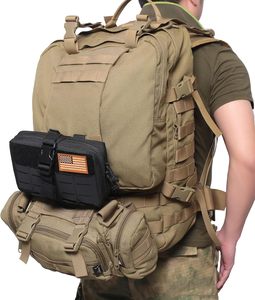 กระเป๋าอเนกประสงค์แบบยุทธวิธี Molle Admin Pouch, กระเป๋า EDC สำหรับคาดเอว, กระเป๋าใส่อุปกรณ์อเนกประสงค์แบบโมดูลาร์, กระเป๋าจัดระเบียบอุปกรณ์ปฐมพยาบาลสำหรับลูกเสือ - Product Image 2