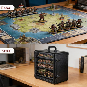 Étui de transport miniature en alliage d'aluminium avec plateaux de rangement et de présentation pour figurines Warhammer et objets de collection - Product Image 6
